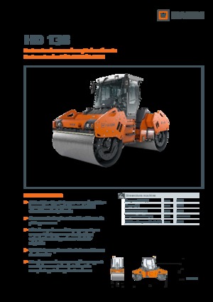 Walce wibracyjne tandemowe Hamm HD 138