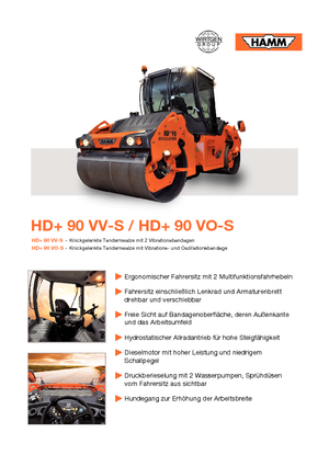 Wałki segmentowe Hamm HD+90 VO-S