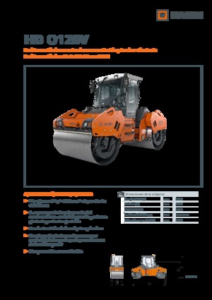 Walce wibracyjne tandemowe Hamm HD O128V