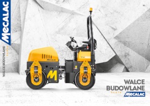 Walce wibracyjne tandemowe Mecalac TV900