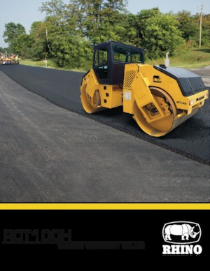 Walce wibracyjne tandemowe RHINO RCT100H