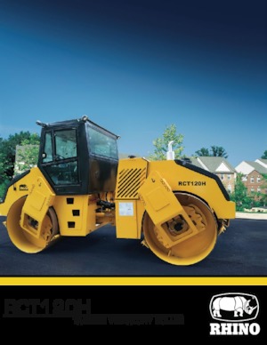 Walce wibracyjne tandemowe RHINO RCT120H