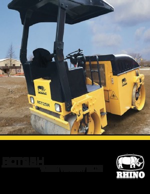 Walce wibracyjne tandemowe RHINO RCT25H