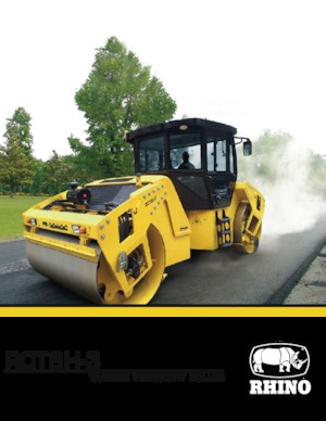 Walce wibracyjne tandemowe RHINO RCT8H3