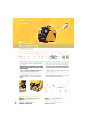 Walce wibracyjne tandemowe Enar REN 550 GH