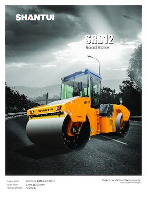Walce wibracyjne tandemowe Shantui SRD12 