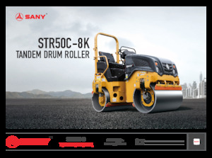 Walce wibracyjne tandemowe Sany STR50C-8K
