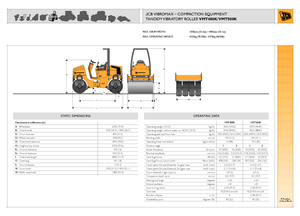 Walce wibracyjne tandemowe JCB-Vibromax VMT 480 K
