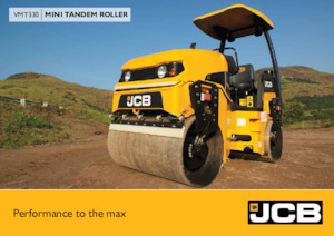 Walce wibracyjne tandemowe JCB VMT330