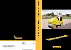 Walce wibracyjne tandemowe Lebrero VTA 202-100