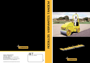 Walce wibracyjne tandemowe Lebrero VTA 202-100