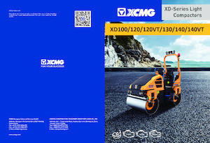 Walce wibracyjne tandemowe XCMG XD120