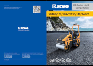 Walce wibracyjne tandemowe XCMG XD120