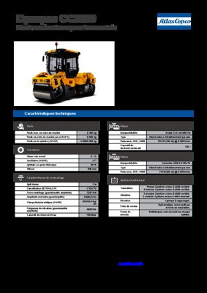 Walce wibracyjne tandemowe Dynapac CC 2300