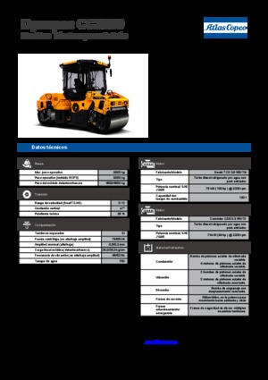 Walce wibracyjne tandemowe Dynapac CC 3300