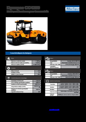 Walce wibracyjne tandemowe Dynapac CC 4200