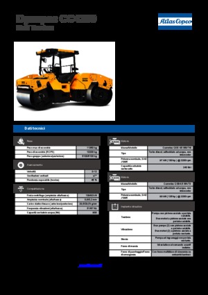 Walce wibracyjne tandemowe Dynapac CC 4200