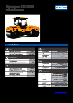 Walce wibracyjne tandemowe Dynapac CC 4200
