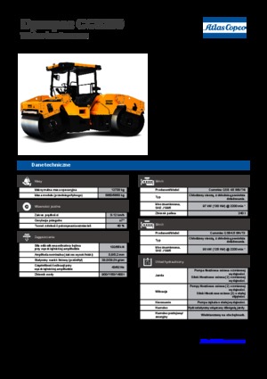 Walce wibracyjne tandemowe Dynapac CC 5200