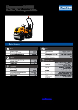 Walce wibracyjne tandemowe Dynapac CC 900