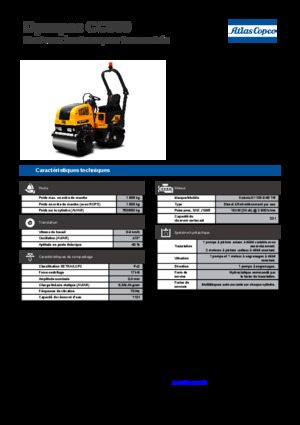 Walce wibracyjne tandemowe Dynapac CC 900