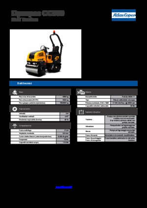 Walce wibracyjne tandemowe Dynapac CC 900