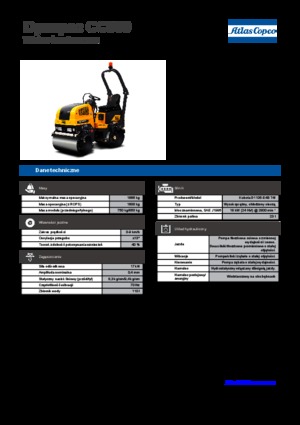 Walce wibracyjne tandemowe Dynapac CC 900