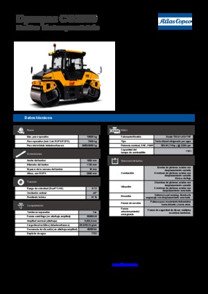 Walce wibracyjne tandemowe Dynapac CG 2300