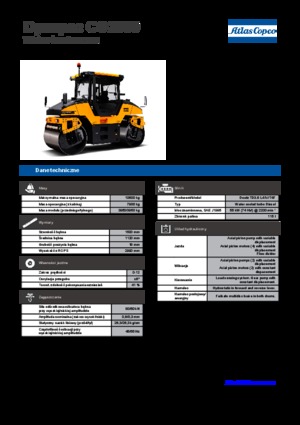 Walce wibracyjne tandemowe Dynapac CG 2300