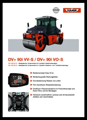 Walce wibracyjne tandemowe Hamm DV+ 90i VO-S