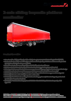 Naczepy - plandeki Schwarzmüller 2-axle jumbo sliding tarpaulin platform semitrailer