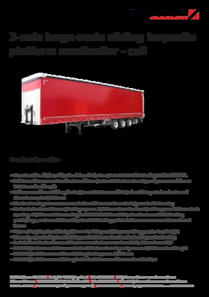 Naczepy - plandeki Schwarzmüller 3-axle large-scale sliding tarpaulin platform semitrailer - coil