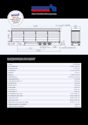 Naczepy - plandeki Schmitz Cargobull S.CS MEGA X-LIGHT