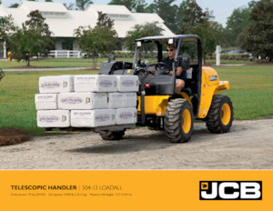 Ładowarki teleskopowe JCB 504-13 