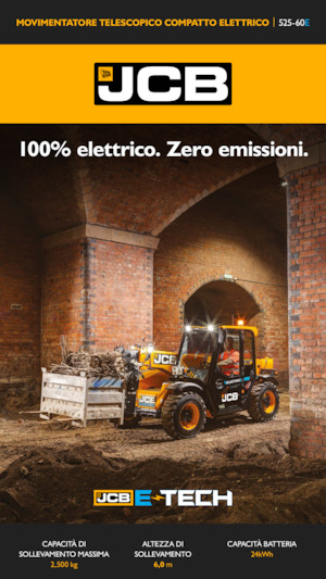 Elektryczne ładowarki teleskopowe JCB 525-60E Hi-Viz 