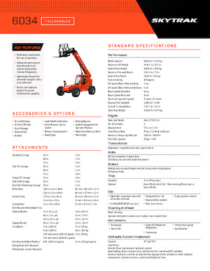 Ładowarki teleskopowe JLG 6034