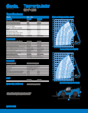 Ładowarki teleskopowe Genie GTH-1256 