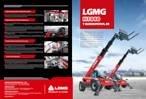 Ładowarki teleskopowe LGMG  H1840