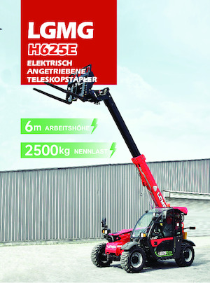 Elektryczne ładowarki teleskopowe LGMG  H625E