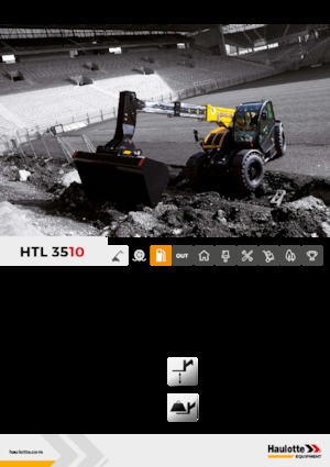 Ładowarki teleskopowe Haulotte HTL3510