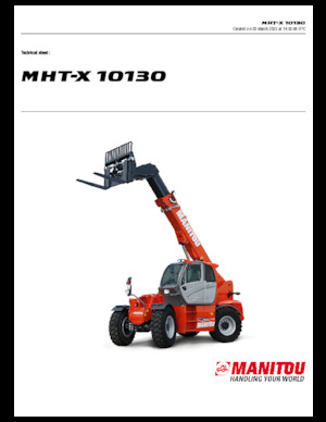 Ładowarki teleskopowe Manitou MHT-X 10130