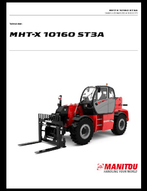 Ładowarki teleskopowe Manitou MHT-X 10160 ST3A