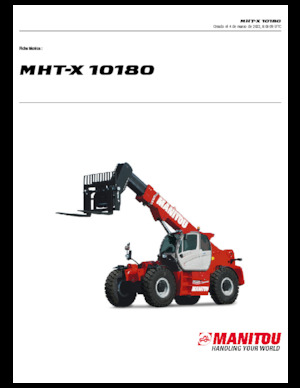Ładowarki teleskopowe Manitou MHT-X 10180