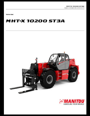 Ładowarki teleskopowe Manitou MHT-X 10200 ST3A