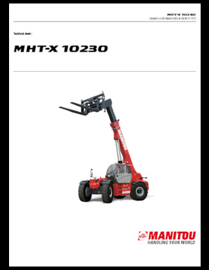 Ładowarki teleskopowe Manitou MHT-X 10230