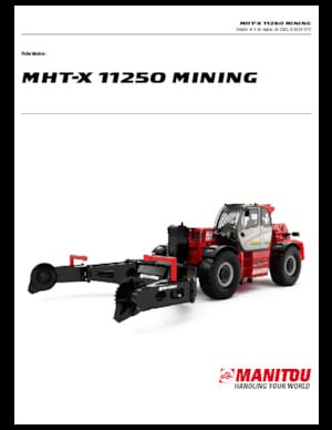 Ładowarki teleskopowe Manitou MHT-X 11250 Mining