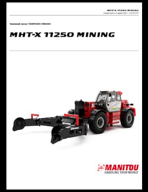 Ładowarki teleskopowe Manitou MHT-X 11250 Mining