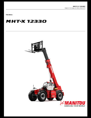 Ładowarki teleskopowe Manitou MHT-X 12330