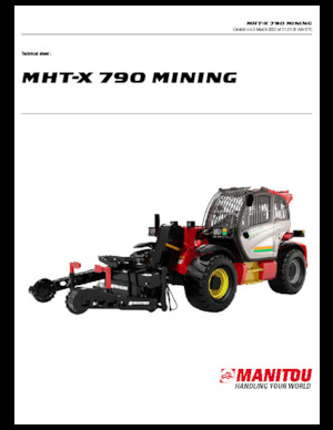 Ładowarki teleskopowe Manitou MHT-X 790 Mining