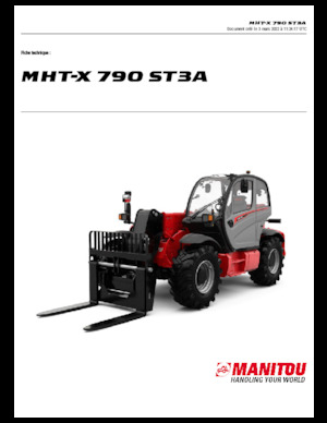 Ładowarki teleskopowe Manitou MHT-X 790 ST3A